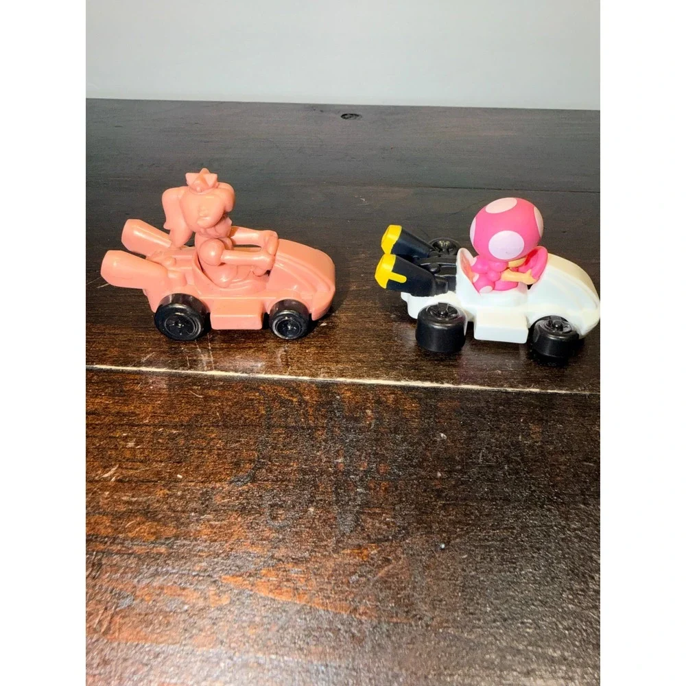 Nintendo Super Mario Kart Toy Cars Princess Peach Rose Gold Toadette McDonalds